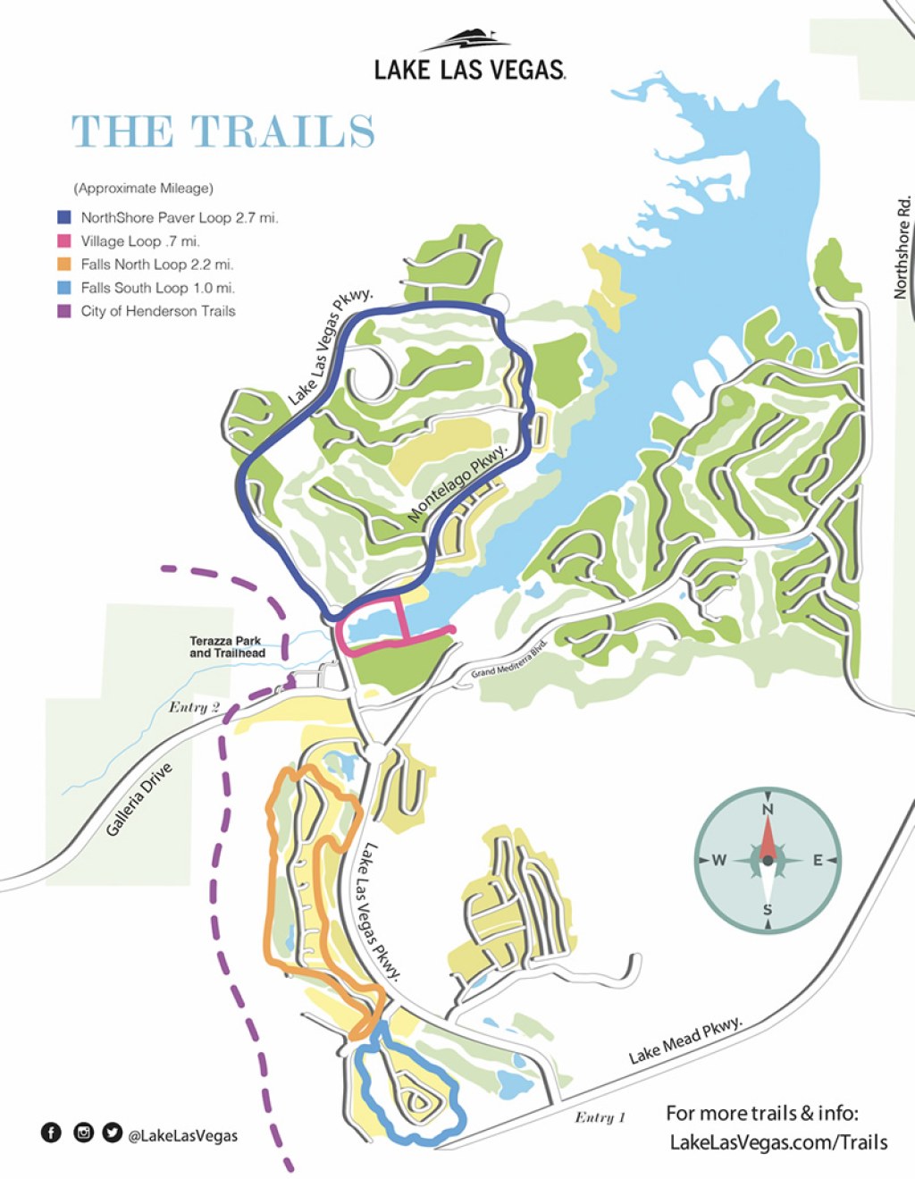 Picture of: Miles of Trails for Fun, Fitness and Adventure – Lake Las Vegas